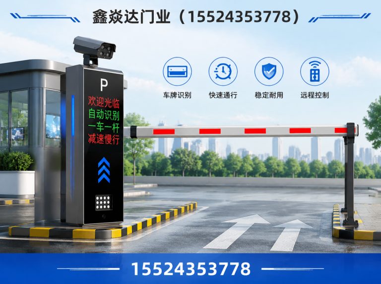 新民市智能道闸展示图